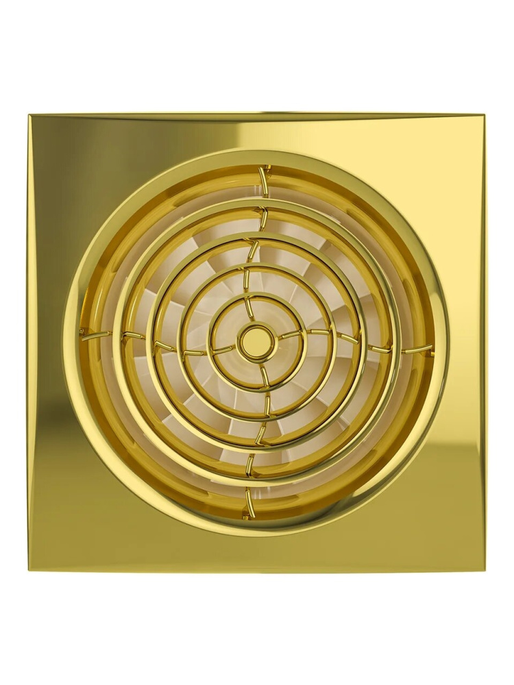 Вентилятор накладной AURA D125 обр.клапан Gold DICITI