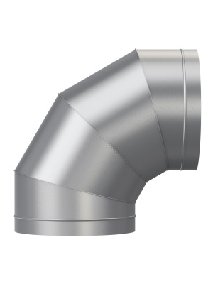 Отвод OTG D400 90° оцинк.сталь ERA PRO