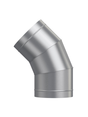 Отвод OTG D315 45° оцинк.сталь ERA PRO