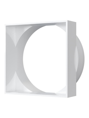 Переходник КВ D100 90х90 пластик ERA