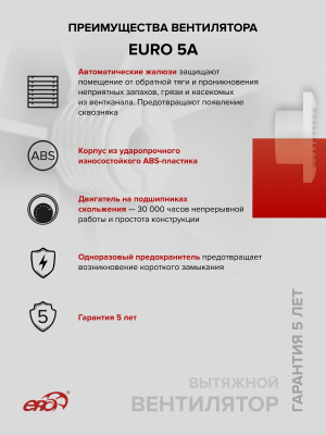 Фланец Ф D100 D135 пластик ERA