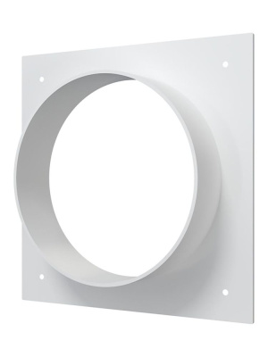 Фланец Ф D125 160х160 пластик ERA