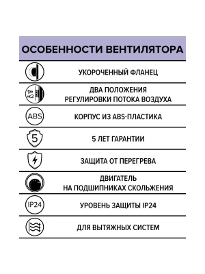 Вентилятор накладной DISC D100 ERA