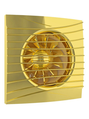 Вентилятор накладной SILENT D100 обр.клапан Gold DICITI