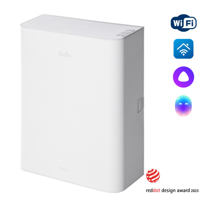 Приточный очиститель воздуха Ballu ONEAIR ASP-100 белый без нагревательного элемента