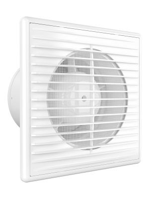 Вентилятор накладной B D100 сетка обр.клапан AURAMAX