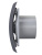 Вентилятор накладной BREEZE D125 обр.клапан Dark gray metal DICITI Вентилятор накладной BREEZE D125 обр.клапан Dark gray metal DICITI