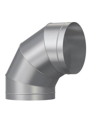 Отвод OTG D400 90° оцинк.сталь ERA PRO