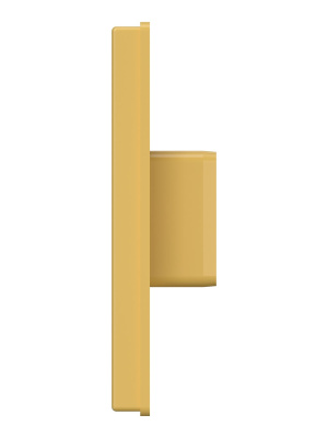 Выход стенной КФ фланец 55х110 жалюзи 150х150 ASA Beige ERA