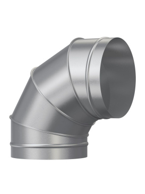 Отвод OTG D150 90° оцинк.сталь ERA PRO