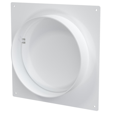 Площадка торцевая SKNPO фланец D150 соединитель обр.клапан 190x175 пластик ERA