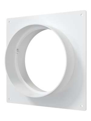 Площадка торцевая SKNP фланец D125 соединитель 165х150 пластик ERA