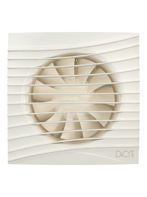 Вентилятор накладной SILENT D100 обр.клапан Ivory DICITI
