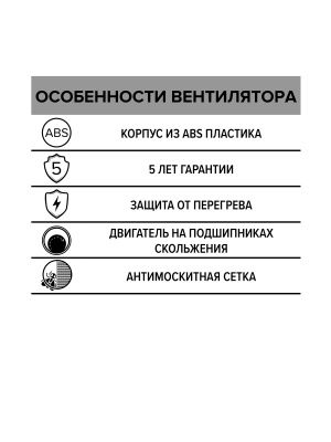 Вентилятор накладной E D100 сетка ERA