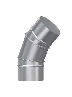 Отвод OTG D100 45° оцинк.сталь ERA PRO