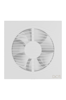 Вентилятор накладной SLIM D150 обр.клапан DICITI