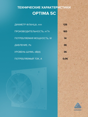 Клапан приточный KP KIV D125 труба ПВХ РКМ L0,5м мин.вата ERA
