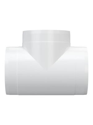 Тройник ТП D125 пластик ERA