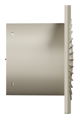 Вентилятор накладной SLIM D100 обр.клапан Ivory DICITI