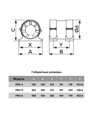 Вентилятор канальный PRO D160 осевой DICITI