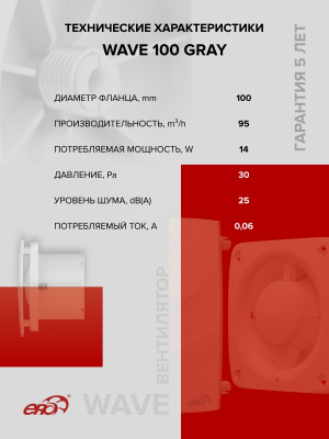 Площадка торцевая ПТМР фланец D130 решетка 196х236 окраш.сталь ERA