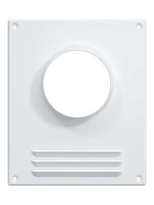 Площадка торцевая ПТМР фланец D100 решетка 196х236 окраш.сталь ERA