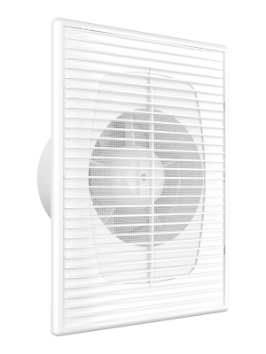 Вентилятор накладной B D125 сетка обр.клапан AURAMAX