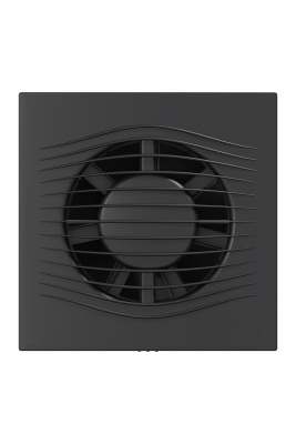 Вентилятор накладной SLIM D100 обр.клапан Dark gray metal DICITI