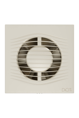 Вентилятор накладной SLIM D100 обр.клапан Ivory DICITI