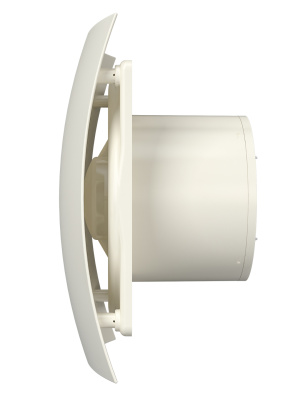 Вентилятор накладной BREEZE D125 обр.клапан Ivory DICITI
