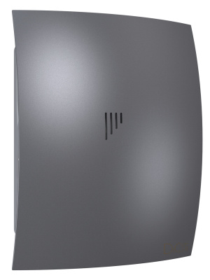 Вентилятор накладной BREEZE D125 обр.клапан Dark gray metal DICITI