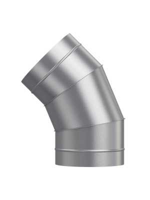 Отвод OTG D200 45° оцинк.сталь ERA PRO