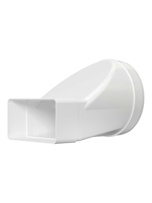 Переходник СПКП D125 эксцентриковый 60х120 пластик ERA