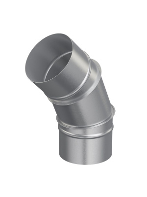 Отвод OTG D100 45° оцинк.сталь ERA PRO