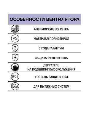 Вентилятор накладной B D125 сетка AURAMAX