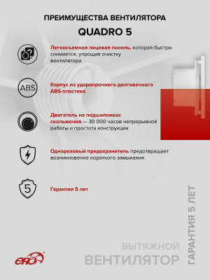 Площадка торцевая SKNP фланец D125 соединитель 165х150 пластик ERA