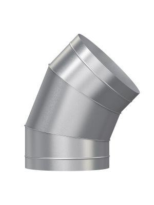 Отвод OTG D400 45° оцинк.сталь ERA PRO