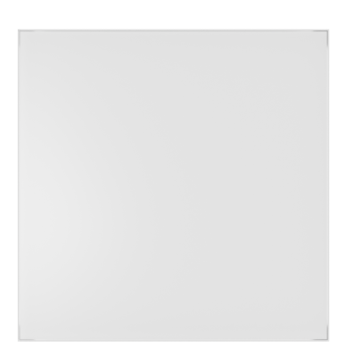Панель AEON D100/125 179х179 стекло матовое Pure White белоснежное DICITI