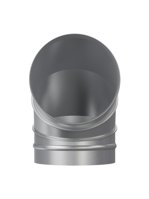 Отвод OTG D125 90° оцинк.сталь ERA PRO