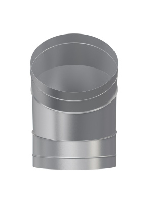 Отвод OTG D400 45° оцинк.сталь ERA PRO