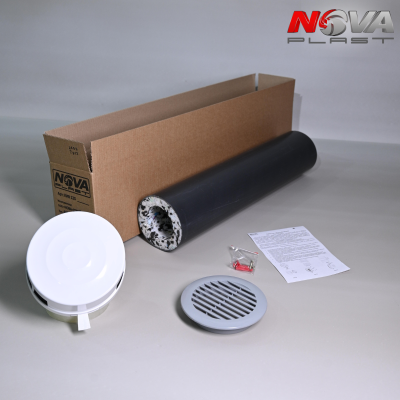 Приточный клапан NovaProf 1000 мм с металл решеткой