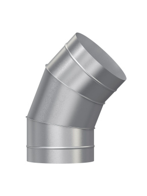 Отвод OTG D250 45° оцинк.сталь ERA PRO