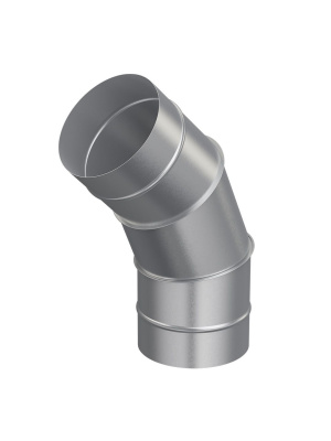 Отвод OTG D150 45° оцинк.сталь ERA PRO