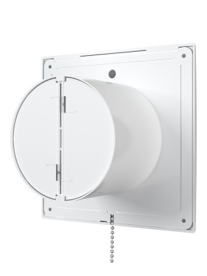 Вентилятор накладной E D125 сетка обр.клапан тяг.выкл. ERA