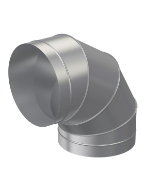 Отвод OTG D315 90° оцинк.сталь ERA PRO