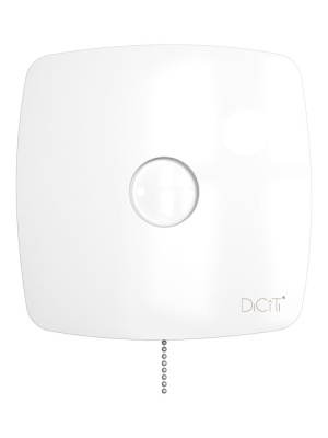 Вентилятор накладной RIO D100 обр.клапан тяг.выкл. DICITI