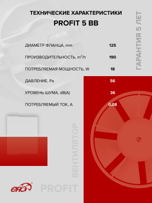 Клапан приточный SAV D125 труба ПНД ФВ РКМ L0,5м мин.вата фольга ERA