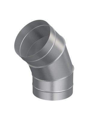 Отвод OTG D200 45° оцинк.сталь ERA PRO