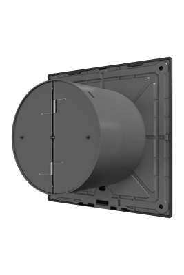 Вентилятор накладной SLIM D100 обр.клапан Dark gray metal DICITI