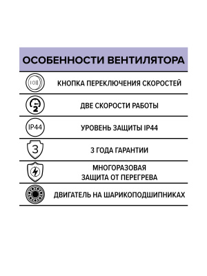 Вентилятор канальный TYPHOON D125 осевой 2скор. ERA PRO